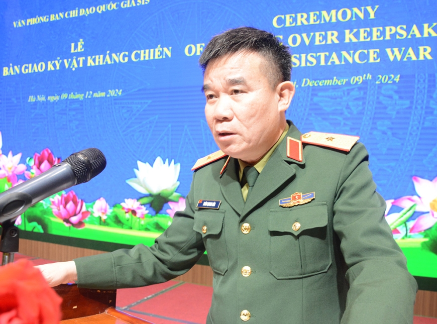Bàn giao kỷ vật của liệt sĩ và cựu chiến binh Việt Nam do Hoa Kỳ cung cấp