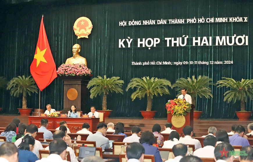 Hội đồng nhân dân TP Hồ Chí Minh khai mạc Kỳ họp lần thứ 20