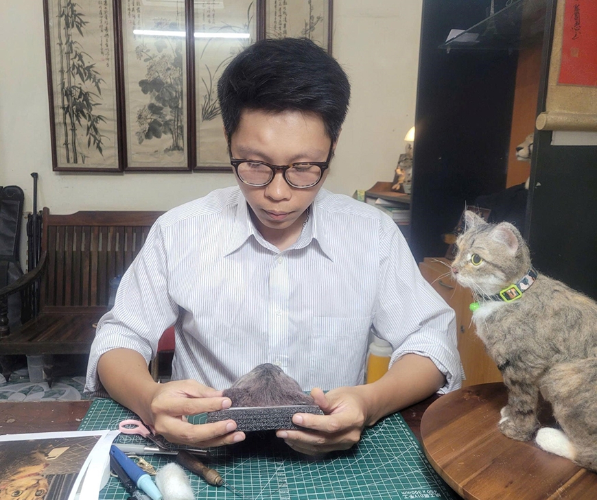 Độc đáo nghệ thuật “hồi sinh” thú cưng bằng điêu khắc len