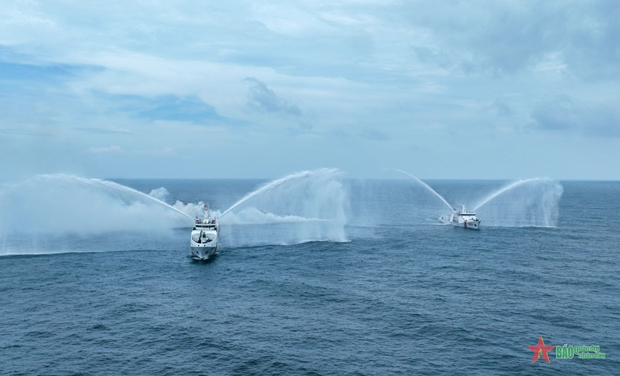 Cảnh sát biển Việt Nam - Indonesia luyện tập chung, tăng cường hợp tác