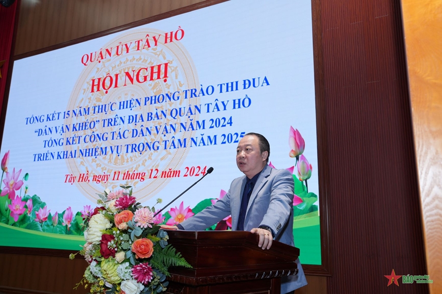 Quận Tây Hồ triển khai hơn 1.800 mô hình Dân vận khéo trong 15 năm qua