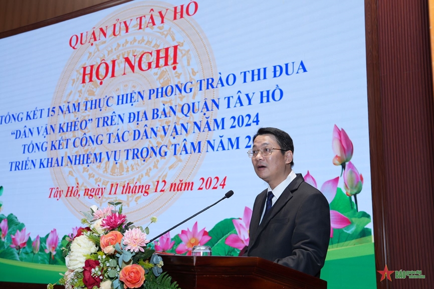 Quận Tây Hồ triển khai hơn 1.800 mô hình Dân vận khéo trong 15 năm qua