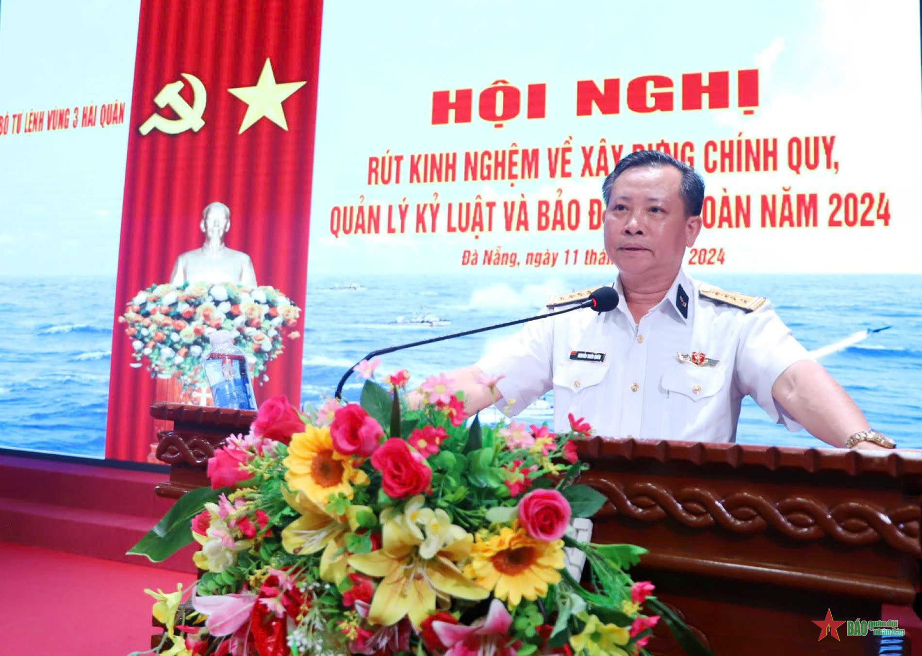 Vùng 3 Hải quân thực hiện tốt công tác xây dựng chính quy, quản lý kỷ luật, bảo đảm an toàn năm 2024