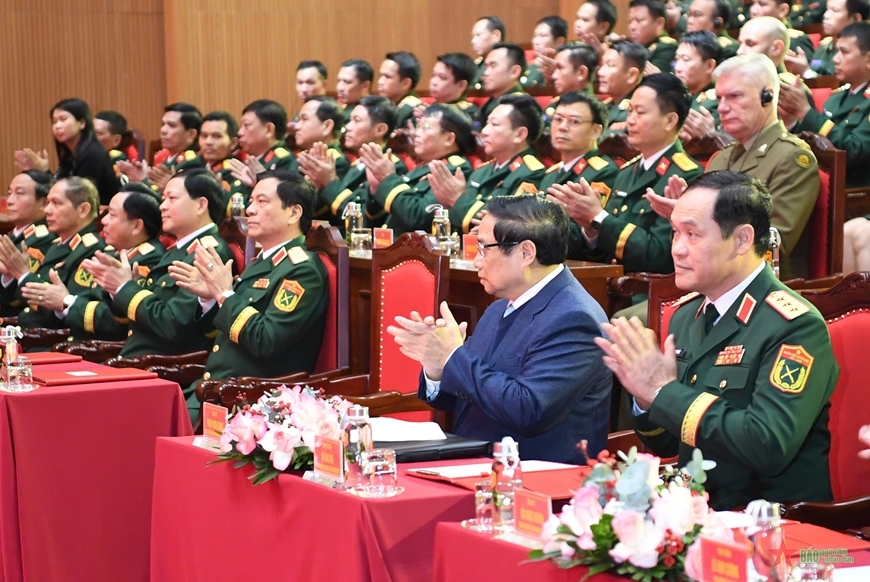 Thủ tướng Chính phủ Phạm Minh Chính thăm và nói chuyện tại Học viện Quốc phòng