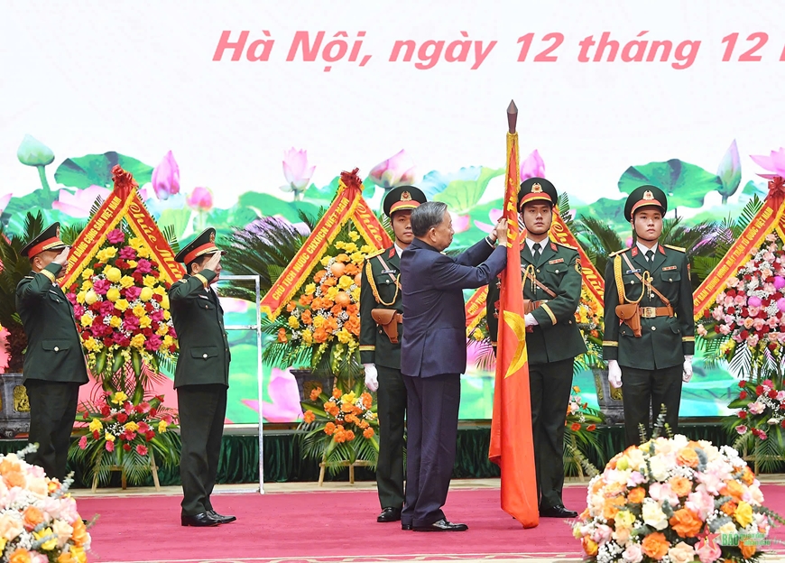 Tổng Bí thư Tô Lâm dự Lễ kỷ niệm 80 năm Ngày truyền thống Tổng cục Chính trị Quân đội nhân dân Việt Nam