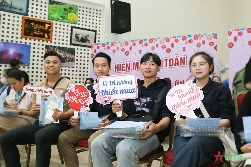 Cần khoảng 80.000 đơn vị máu điều trị và cấp cứu trước và sau Tết Nguyên đán 2025