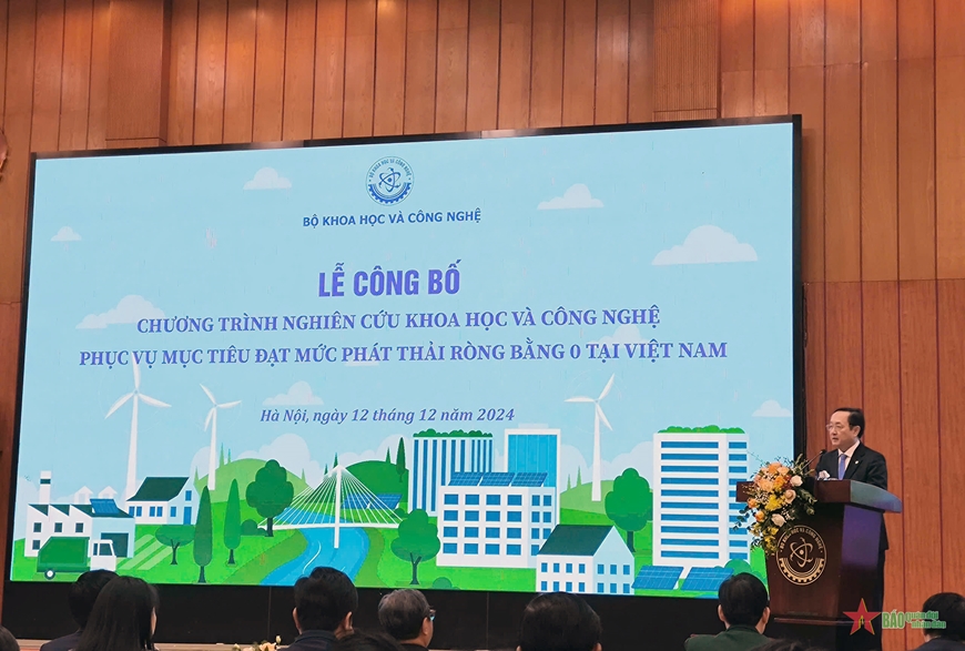 Ứng dụng khoa học và công nghệ phục vụ mục tiêu đạt mức phát thải ròng bằng 0