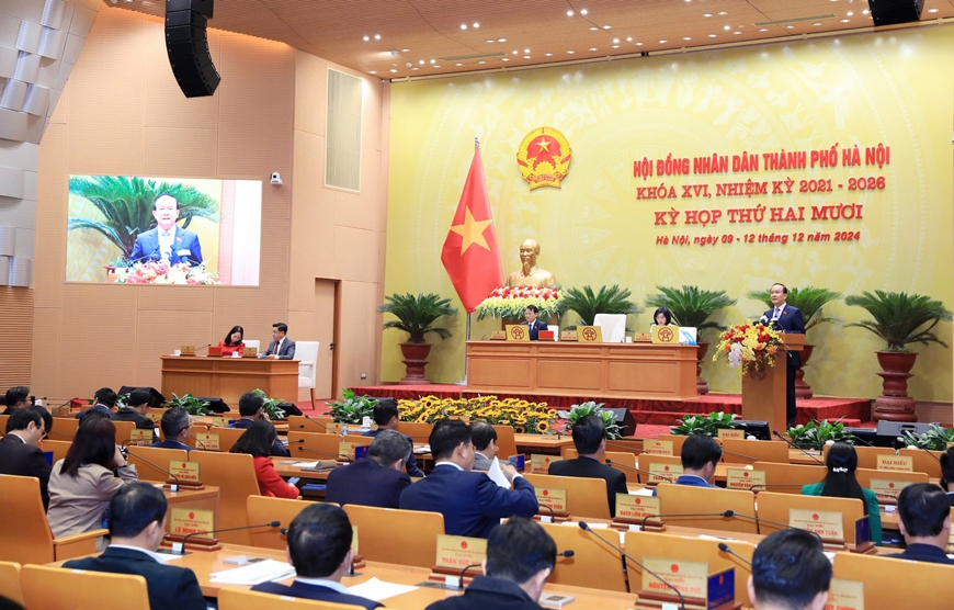 Bế mạc Kỳ họp thứ hai mươi, Hội đồng nhân dân TP Hà Nội