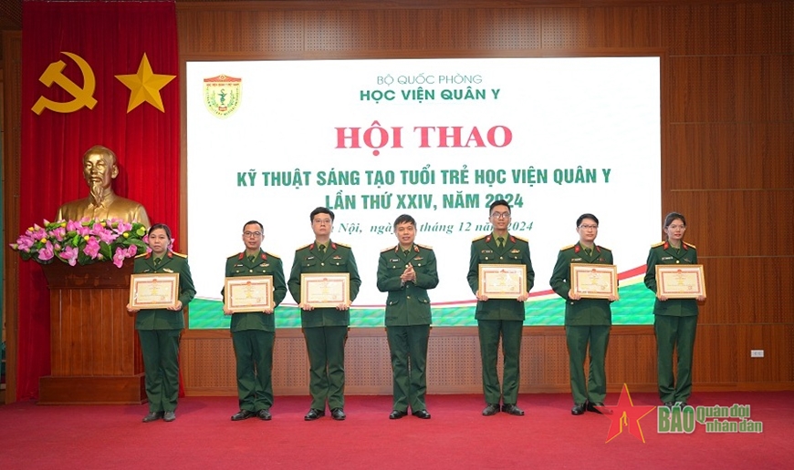 Khai mạc hội thao kỹ thuật sáng tạo tuổi trẻ lần thứ 24 của Học viện Quân y