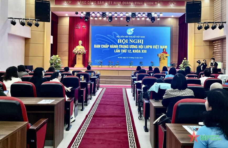 Khai mạc Hội nghị lần thứ 12 Ban Chấp hành Trung ương Hội Liên hiệp Phụ nữ Việt Nam khóa XIII