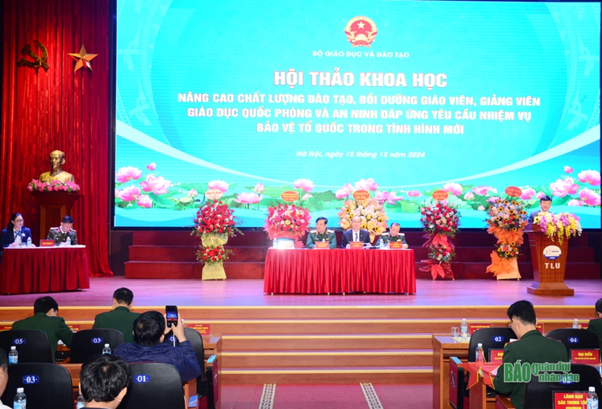 Nâng cao chất lượng đào tạo, bồi dưỡng giáo viên, giảng viên giáo dục quốc phòng và an ninh