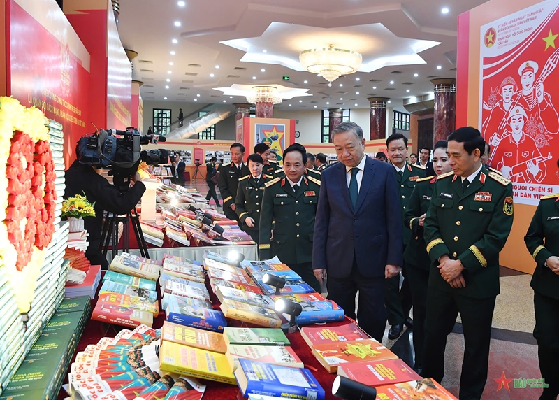 Tổng Bí thư Tô Lâm dự Lễ kỷ niệm 80 năm Ngày truyền thống Tổng cục Chính trị Quân đội nhân dân Việt Nam