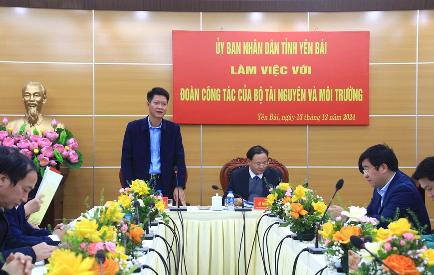 Bộ Tài nguyên và Môi trường làm việc với tỉnh Yên Bái về triển khai Luật Đất đai 2024