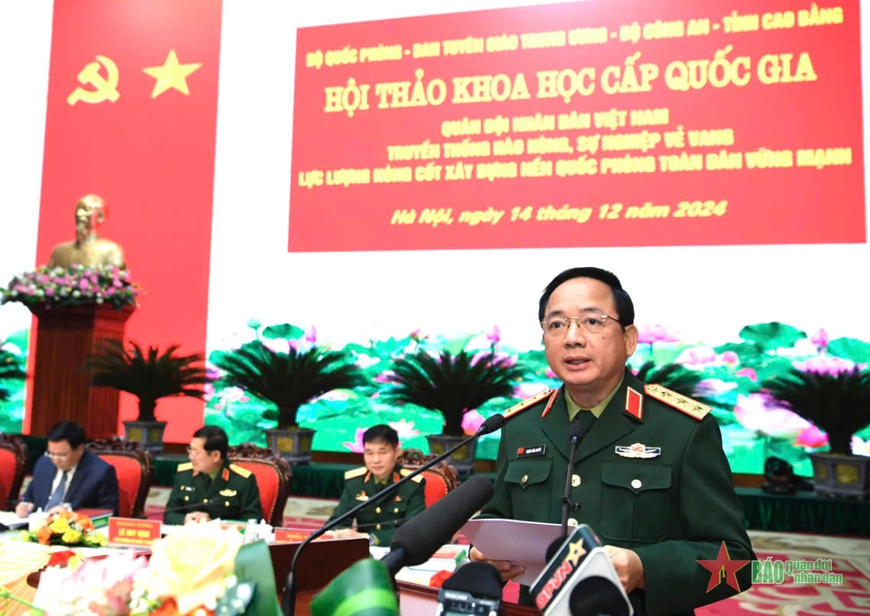 Làm sâu sắc hơn nữa truyền thống anh hùng, phẩm chất tốt đẹp và tôn vinh những chiến công to lớn của Quân đội