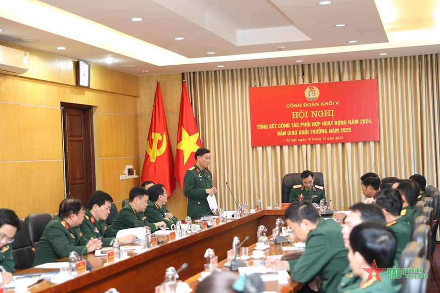 Học viện Chính trị tổ chức tổng kết hoạt động Công đoàn Khối V
