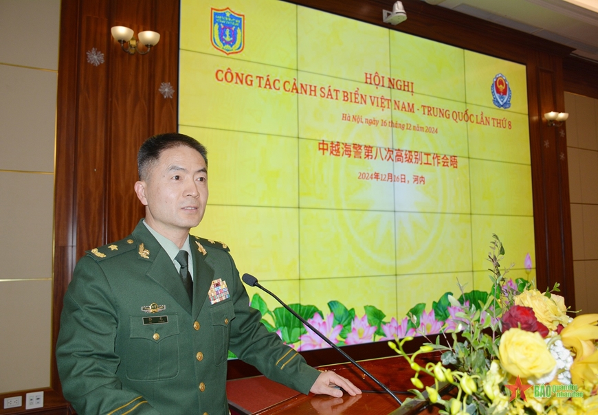 Cảnh sát biển Việt Nam - Cảnh sát biển Trung Quốc thúc đẩy hợp tác thực thi pháp luật trên biển