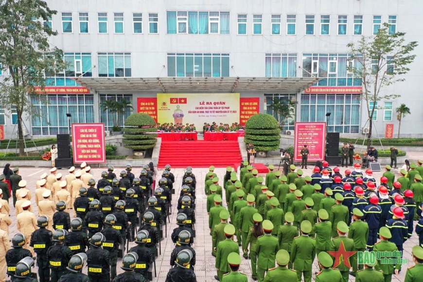 Hà Tĩnh ra quân trấn áp tội phạm dịp cao điểm