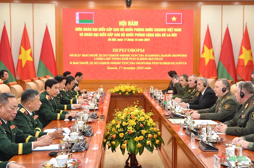 Tiếp tục thúc đẩy hợp tác quốc phòng Việt Nam - Belarus ngày càng thiết thực, hiệu quả