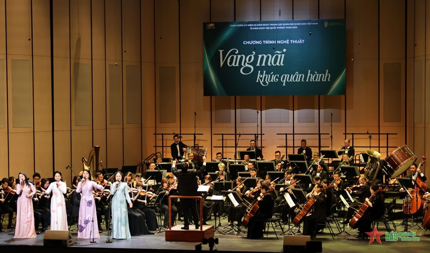 Tổng Bí thư Tô Lâm dự chương trình hòa nhạc “Vang mãi khúc quân hành”