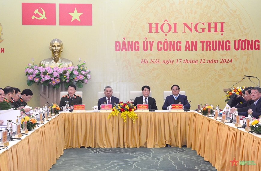 Tổng Bí thư Tô Lâm dự, chỉ đạo Hội nghị Đảng ủy Công an Trung ương