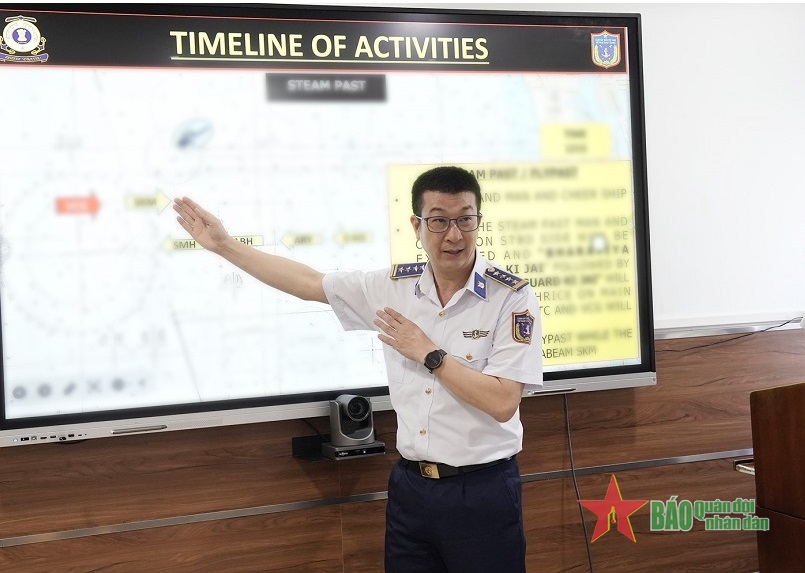 Thống nhất phương án luyện tập chung với Lực lượng Bảo vệ bờ biển Ấn Độ