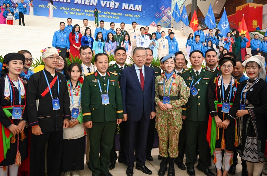 Thanh niên Việt Nam yêu nước, khát vọng, đoàn kết, tiên phong, sáng tạo, tự tin bước vào kỷ nguyên mới
