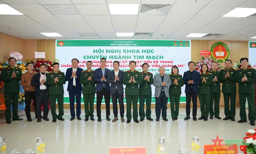 Ứng dụng các kỹ thuật tiến bộ trong chẩn đoán và điều trị bệnh lý tim mạch tại Bệnh viện Quân y 103