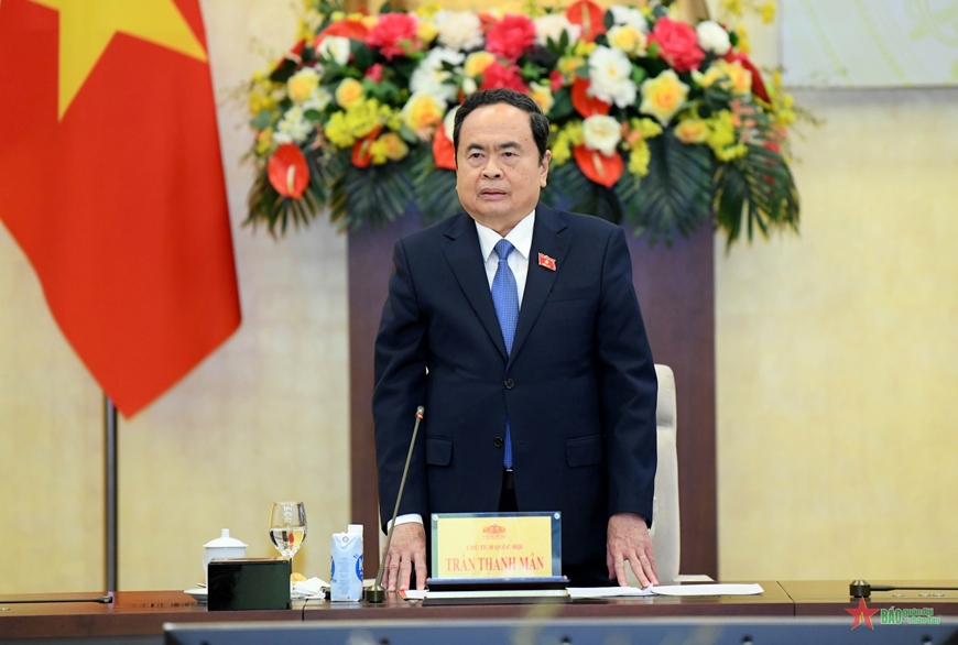 Chủ tịch Quốc hội Trần Thanh Mẫn gặp mặt các Đại sứ, Trưởng cơ quan đại diện ngoại giao Việt Nam ở nước ngoài
