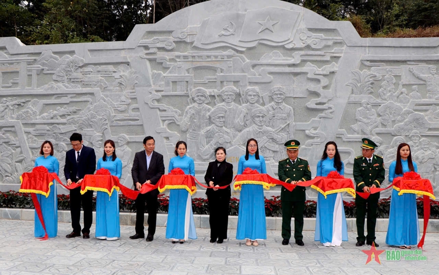 Lai Châu khánh thành Nhà bia Anh hùng liệt sĩ xã Ma Li Pho