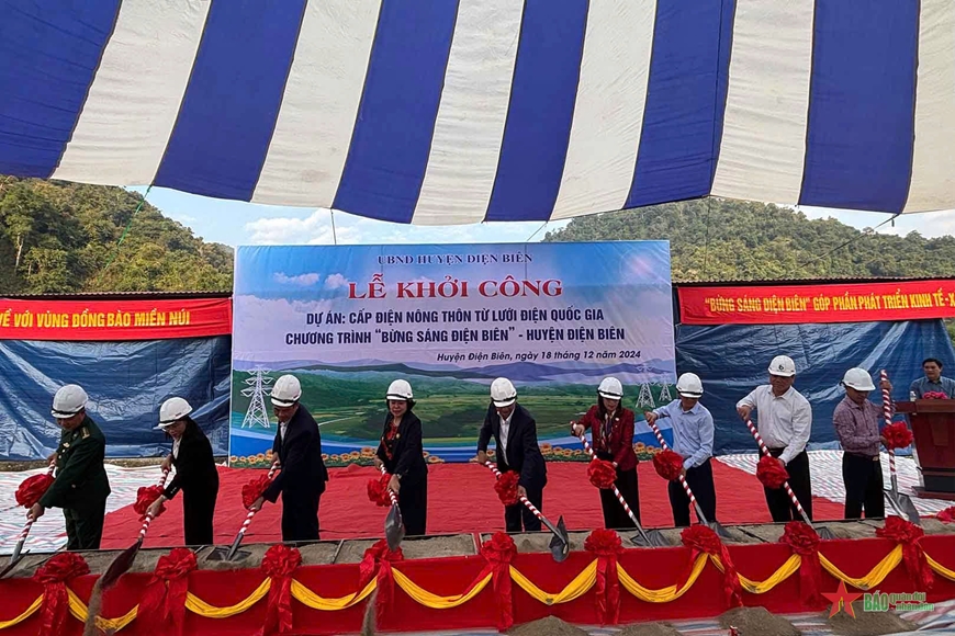 Khởi công Dự án cấp điện nông thôn từ lưới điện quốc gia tại huyện Điện Biên​