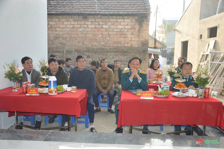 Học viện Phòng không - Không quân khánh thành, bàn giao nhà tình nghĩa