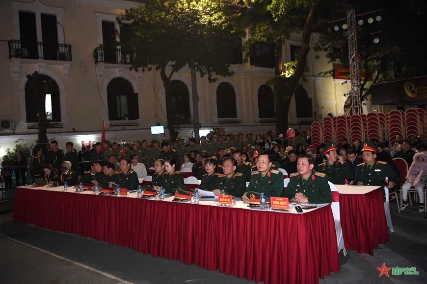 Tổng duyệt lễ khai mạc Triển lãm 80 năm văn hóa, văn nghệ Quân đội