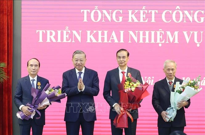 Tổng Bí thư Tô Lâm dự Hội nghị tổng kết của Văn phòng Trung ương Đảng