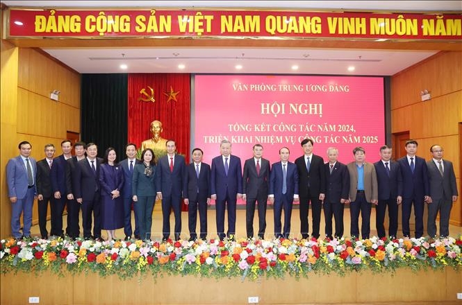 Tổng Bí thư Tô Lâm dự Hội nghị tổng kết của Văn phòng Trung ương Đảng