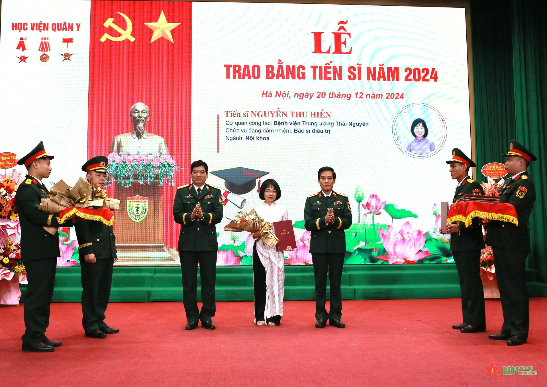 Học viện Quân y trao Bằng tiến sĩ cho 49 nghiên cứu sinh