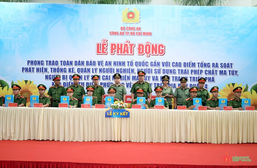 Công an TP Hồ Chí Minh ra quân cao điểm đấu tranh tội phạm ma túy