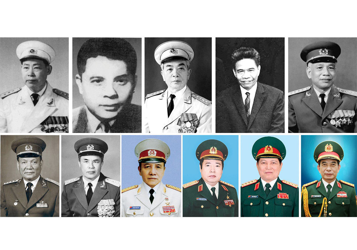 Bộ trưởng Bộ Quốc phòng qua các thời kỳ