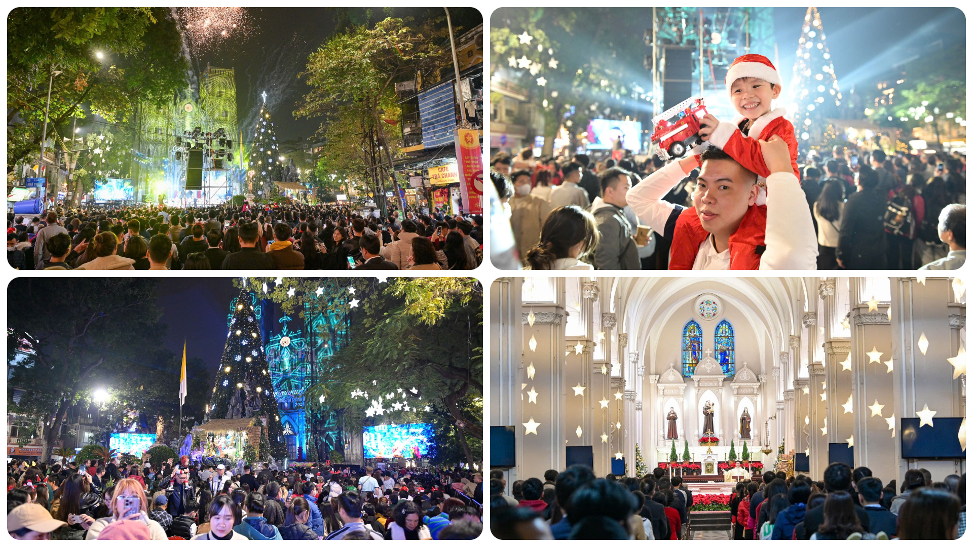 Hà Nội: Thời tiết rét ngọt, người dân vẫn nô nức đi chơi Lễ Giáng sinh

