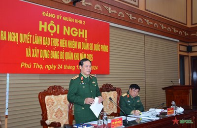 View - 	Đảng ủy Quân khu 2 lãnh đạo hoàn thành toàn diện các nhiệm vụ năm 2024