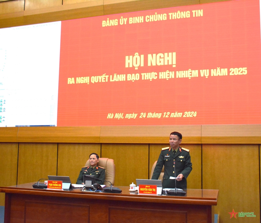 Đảng ủy Binh chủng Thông tin: Lãnh đạo bảo đảm tốt thông tin liên lạc trong mọi tình huống