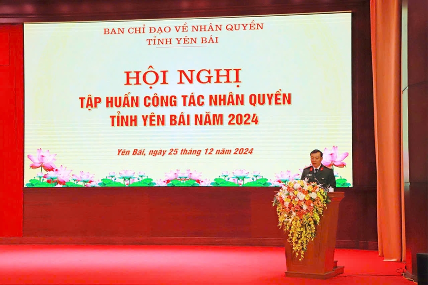 300 đại biểu dự tập huấn công tác nhân quyền cấp cơ sở tại Yên Bái