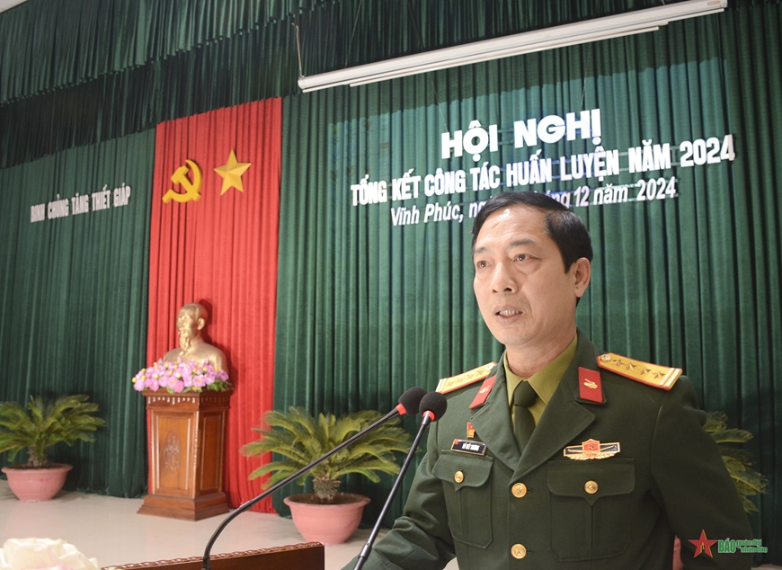 Binh chủng Tăng Thiết giáp tổng kết công tác huấn luyện năm 2024