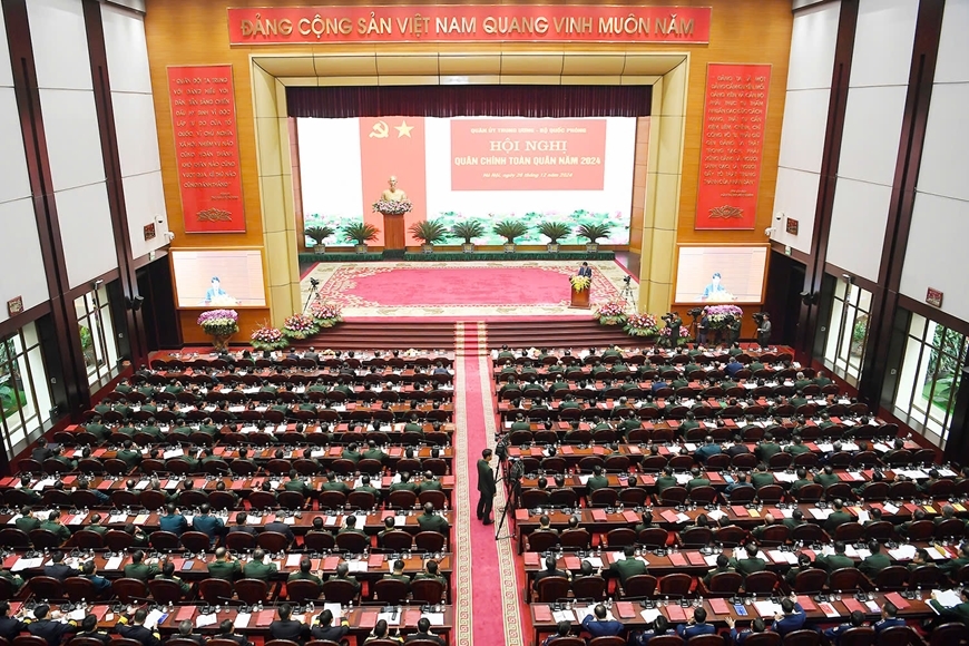 Phát biểu của Chủ tịch nước Lương Cường tại Hội nghị quân chính toàn quân năm 2024
