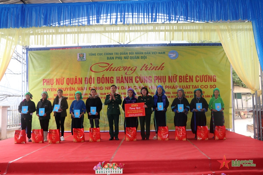 Phụ nữ Quân đội: Xuân ấm nơi biên cương địa đầu Tổ quốc