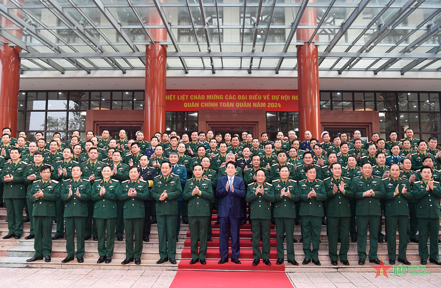 Chủ tịch nước Lương Cường dự, chỉ đạo Hội nghị Quân chính toàn quân năm 2024