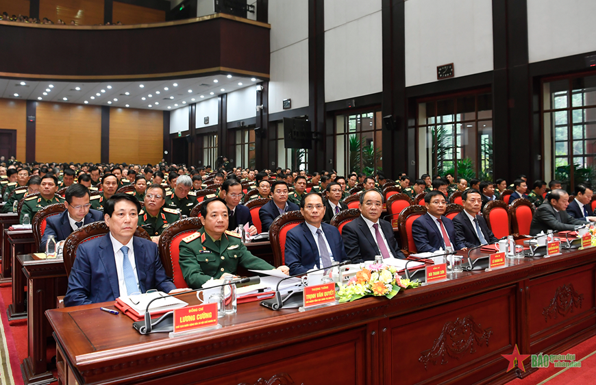 Chủ tịch nước Lương Cường dự, chỉ đạo Hội nghị Quân chính toàn quân năm 2024