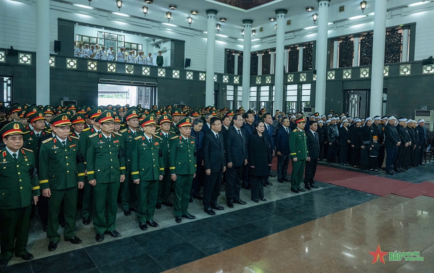 Cử hành trọng thể Lễ truy điệu, Lễ an táng đồng chí Đại tướng Nguyễn Quyết