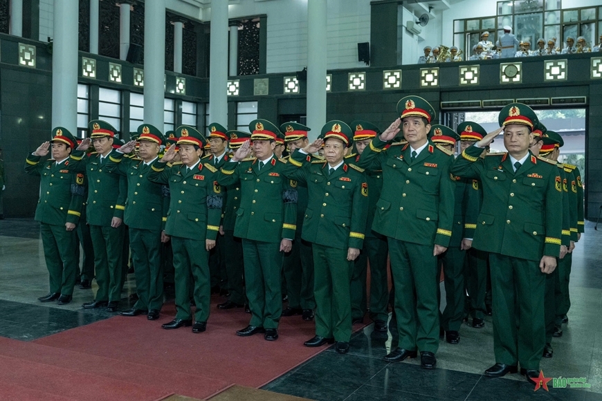 Cử hành trọng thể Lễ viếng đồng chí Đại tướng Nguyễn Quyết