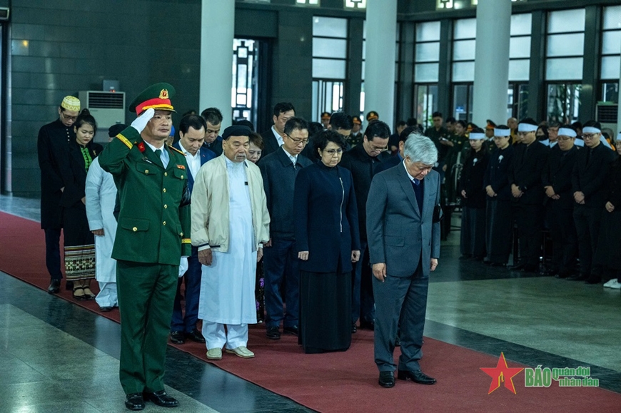 Cử hành trọng thể Lễ viếng đồng chí Đại tướng Nguyễn Quyết