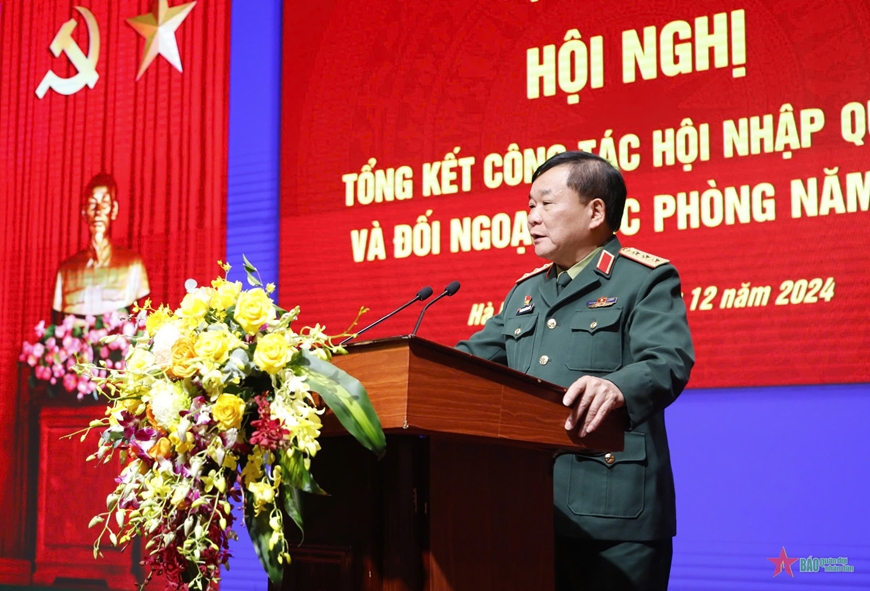 Bộ Quốc phòng tổng kết Công tác hội nhập quốc tế và đối ngoại quốc phòng năm 2024